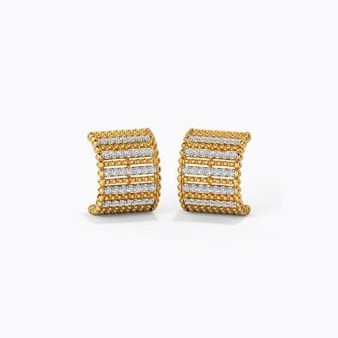 Lindsey Diamond Hoop Earrings