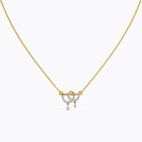 Kimora Interwined Diamond Necklace